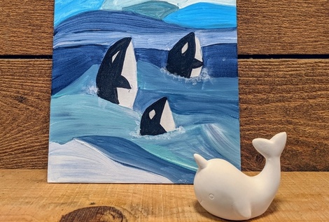 Whale Pottery Painting Kit, Whale Money Bank, at Home Pottery Painting,  Virtual Event Craft, Ceramic Art Kits for Kids, Kids Art Kits -  Denmark